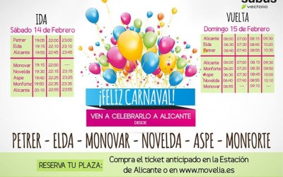 Carnaval Alicante autobuses