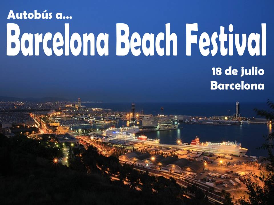 Autobus Barcelona Beach Festival 2015