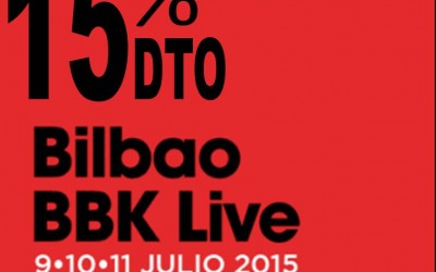 Autobus al BBK Live con el 15% de descuento