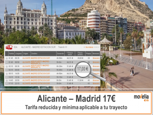 Banner Madrid - Alicante